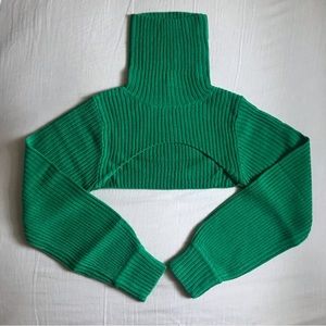 H&M Cropped Turtleneck, XS